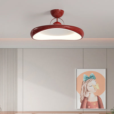 Moderne minimalistische unregelmäßige Scheibe Eisen Acrylschirm LED-Halbeinbau-Deckenleuchte für das Wohnzimmer 