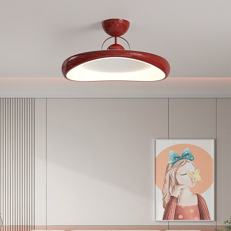 Moderne minimalistische unregelmäßige Scheibe Eisen Acrylschirm LED-Halbeinbau-Deckenleuchte für das Wohnzimmer 