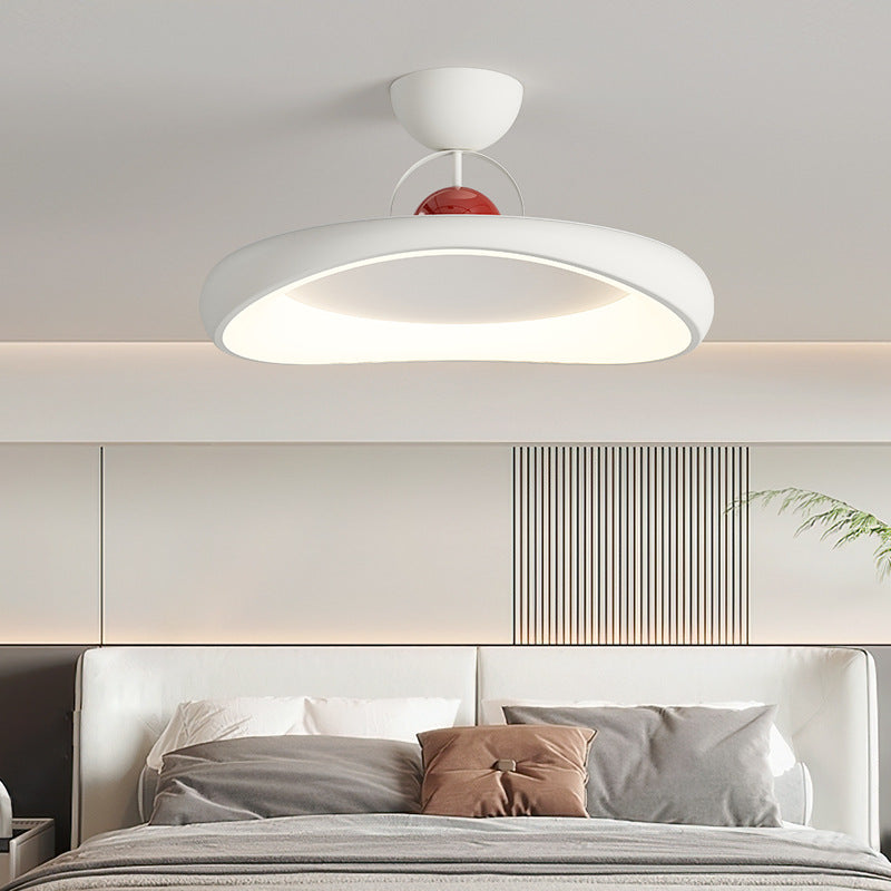 Moderne minimalistische unregelmäßige Scheibe Eisen Acrylschirm LED-Halbeinbau-Deckenleuchte für das Wohnzimmer 