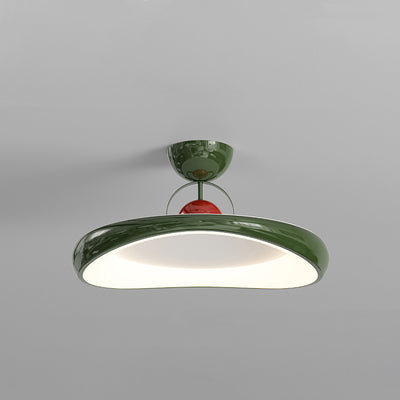 Moderne minimalistische unregelmäßige Scheibe Eisen Acrylschirm LED-Halbeinbau-Deckenleuchte für das Wohnzimmer 