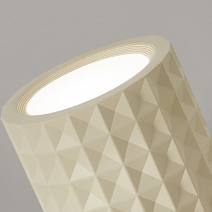 Plafonnier LED en acrylique résine cylindre rond traditionnel français pour salon 