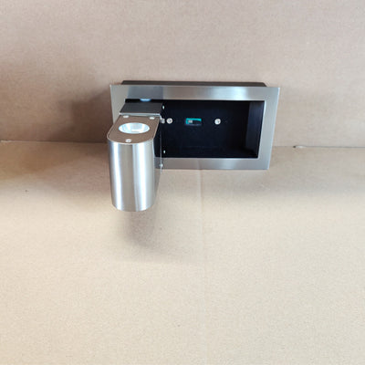 Moderne minimalistische drehbare rechteckige Aluminium-LED-Wandleuchte für das Schlafzimmer 