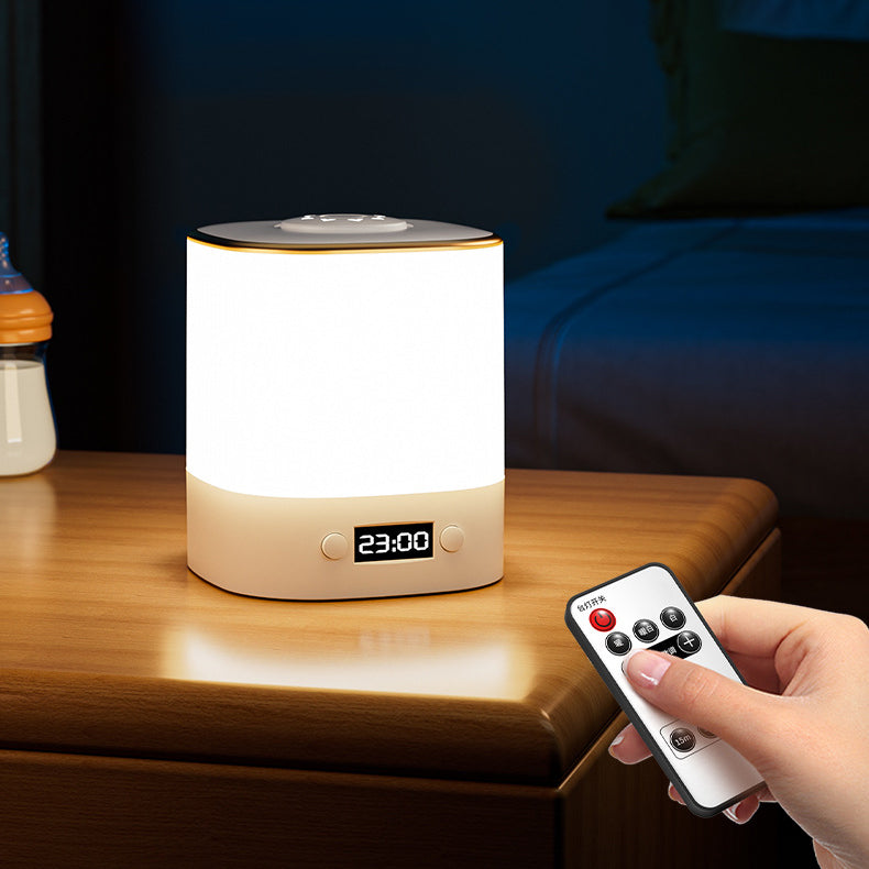 ساعة مستطيلة حديثة بأسلوب بسيط مصباح طاولة LED ABS لغرفة النوم 