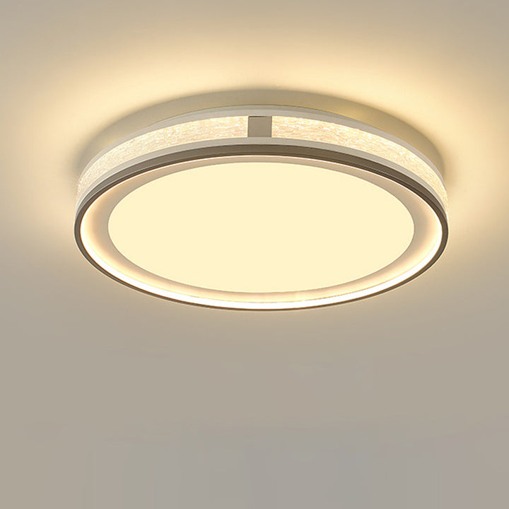Plafonnier LED moderne minimaliste en fer, silicone et acrylique de forme ronde, rectangulaire ou carrée pour salon 