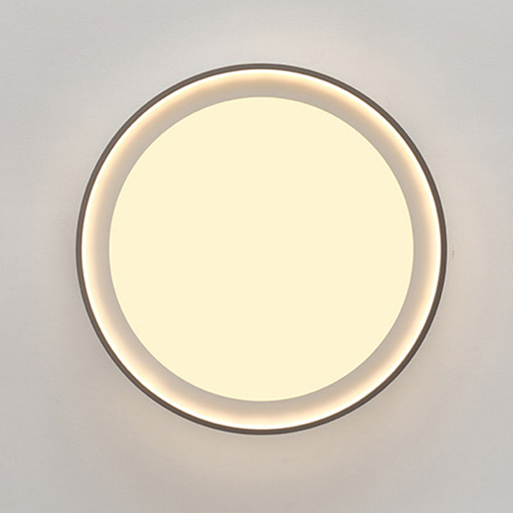 Plafonnier LED moderne minimaliste en fer, silicone et acrylique de forme ronde, rectangulaire ou carrée pour salon 