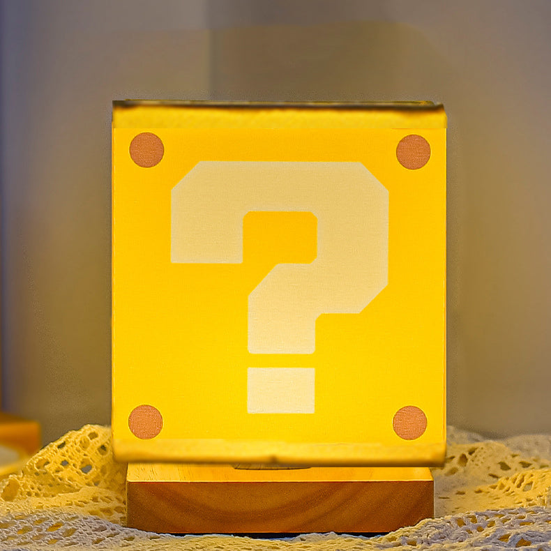 Moderne Art-Déco-Quadratische Blumenstoffschirm Massivholzsockel LED Tischlampe für Schlafzimmer 