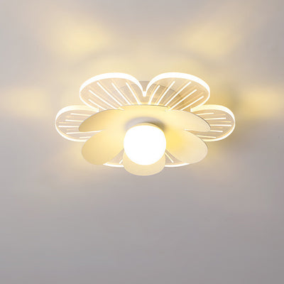 Moderner minimalistischer Suzuran Eisenrahmen Acrylschirm LED-Halbeinbau-Deckenleuchte für Wohnzimmer 