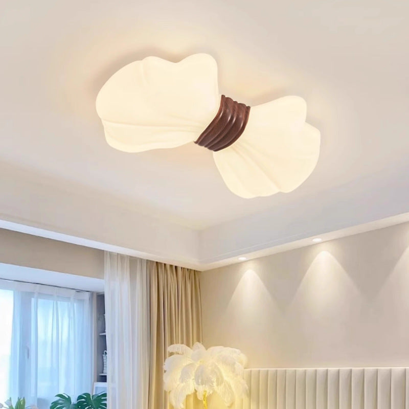Zeitgenössische kreative Kinder Bogen Eisen Kunststoff LED Deckenleuchte für Schlafzimmer 