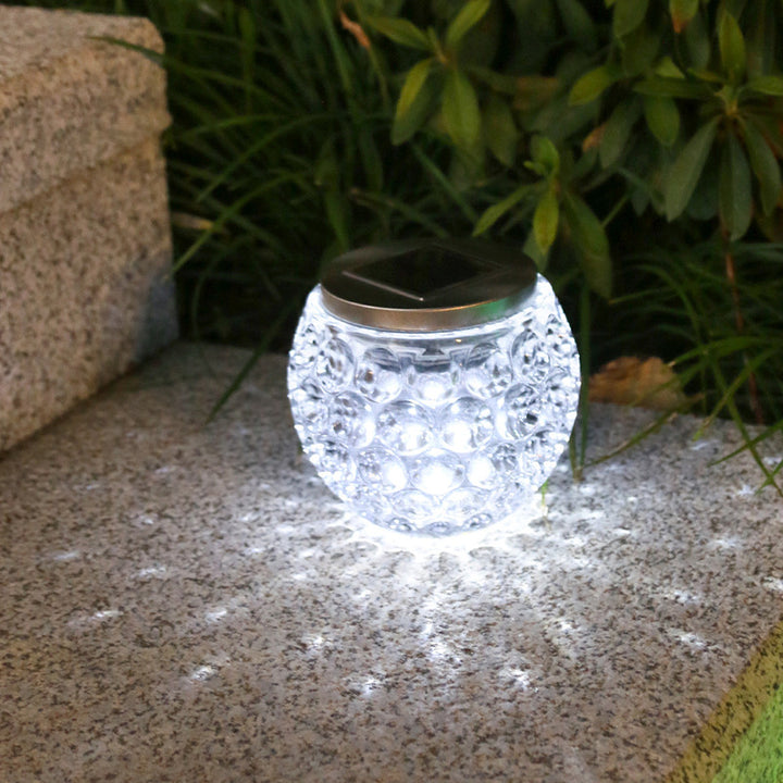 Bocal en verre solaire Art Déco moderne plein d&