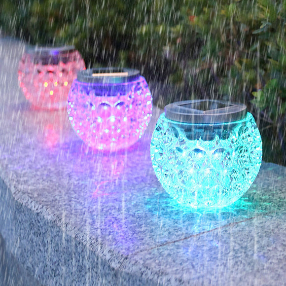 Bocal en verre solaire Art Déco moderne plein d&