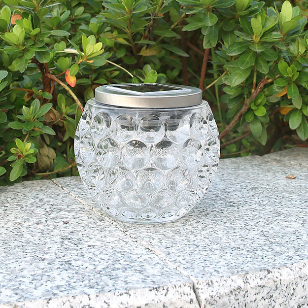 Bocal en verre solaire Art Déco moderne plein d&