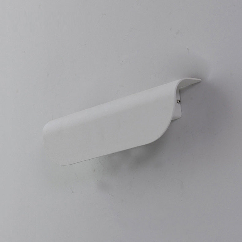 Aplique de pared LED de vidrio de aluminio rectangular impermeable moderno minimalista para patio exterior 