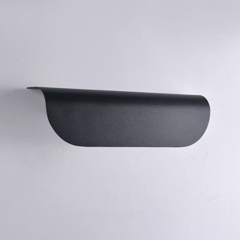 Aplique de pared LED de vidrio de aluminio rectangular impermeable moderno minimalista para patio exterior 