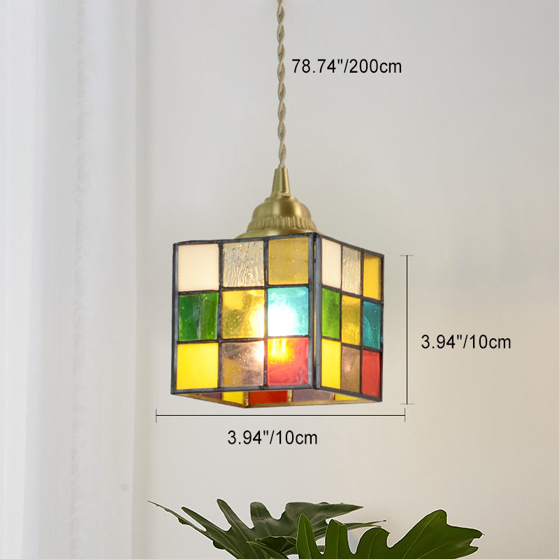 Moderne Art Deco Quadrat Kegel Rubik&