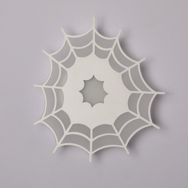 Contemporary Creative Spider Web Iron Acrylic LED Wall Sconce Lamp For Bedroom