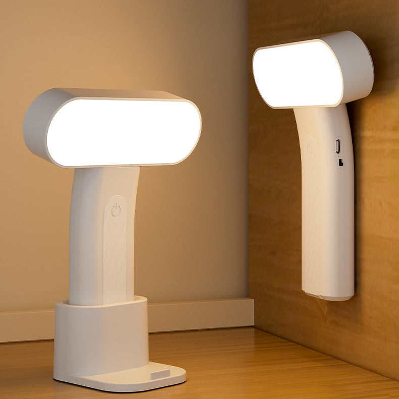 Modern Minimalist Rectangle Portable Reading PP Table Lamp For Bedroom