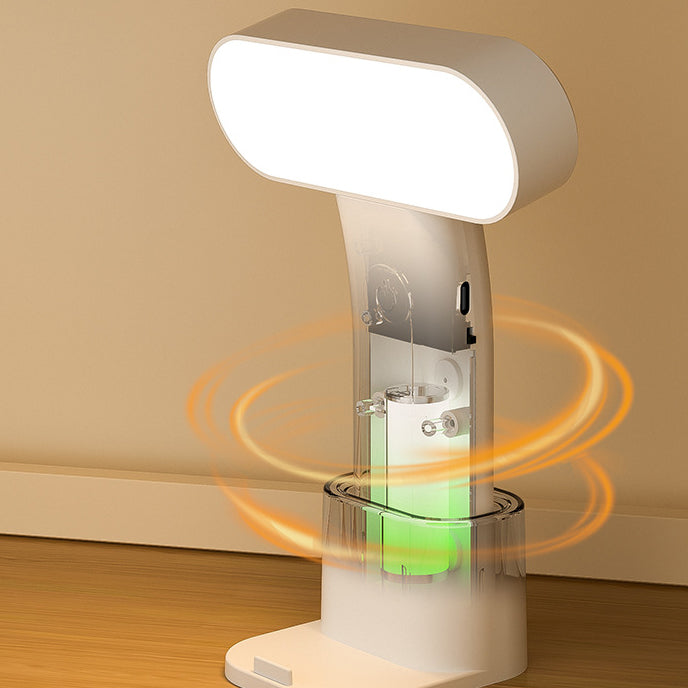 Modern Minimalist Rectangle Portable Reading PP Table Lamp For Bedroom