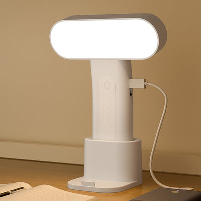 Modern Minimalist Rectangle Portable Reading PP Table Lamp For Bedroom