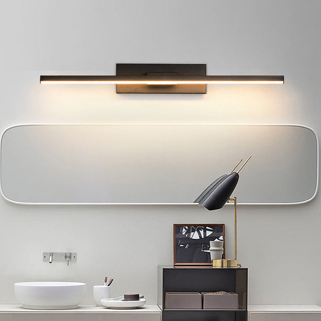 Moderne minimalistische lange Wandlampe aus Eisen und Aluminium mit LED für das Wohnzimmer 
