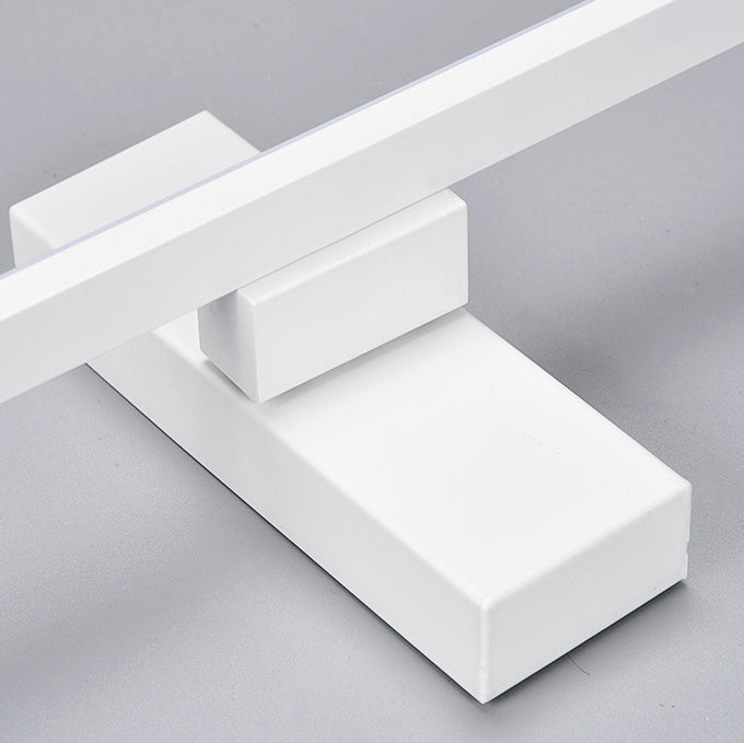 Moderne minimalistische lange Wandlampe aus Eisen und Aluminium mit LED für das Wohnzimmer 