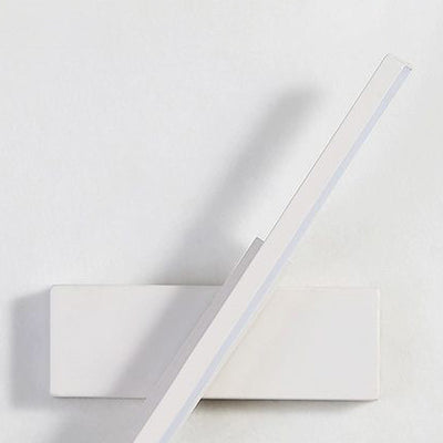 Moderne minimalistische lange Wandlampe aus Eisen und Aluminium mit LED für das Wohnzimmer 