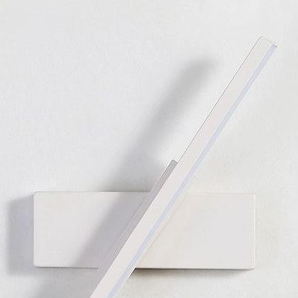 Moderne minimalistische lange Wandlampe aus Eisen und Aluminium mit LED für das Wohnzimmer 