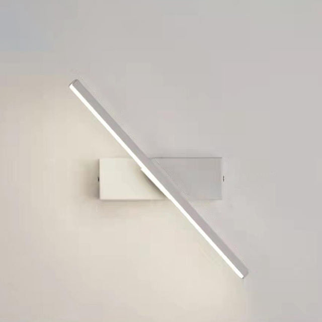 Moderne minimalistische lange Wandlampe aus Eisen und Aluminium mit LED für das Wohnzimmer 