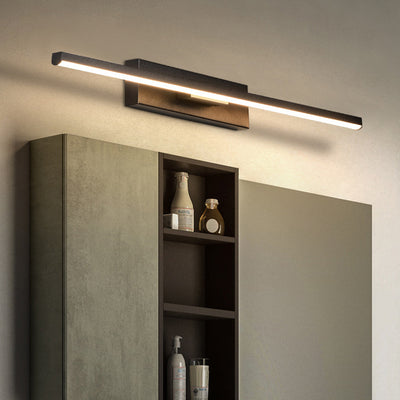 Moderne minimalistische lange Wandlampe aus Eisen und Aluminium mit LED für das Wohnzimmer 