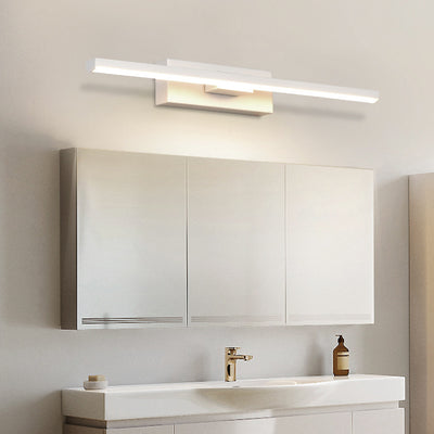 Moderne minimalistische lange Wandlampe aus Eisen und Aluminium mit LED für das Wohnzimmer 