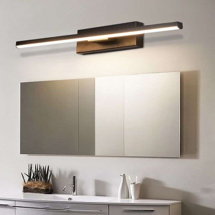 Moderne minimalistische lange Wandlampe aus Eisen und Aluminium mit LED für das Wohnzimmer 
