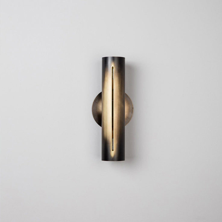 Modern Minimalist Cylinder Iron LED Wall Sconce Lamp For Living Room