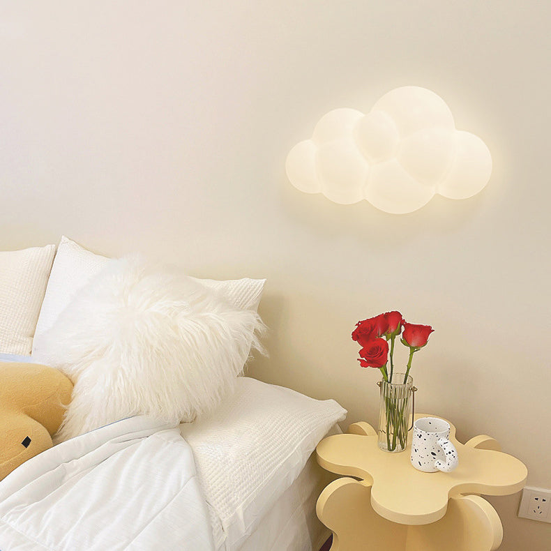 Lámpara de Aplique de Pared LED de Hardware de Hoja de Nube de Estrellas Minimalista Moderna para Sala de Estar 