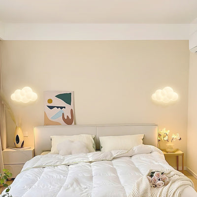Modern Minimalist Stars Cloud Leaf Hardware PE LED Wall Sconce Lamp For Living Room