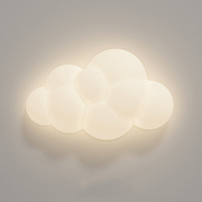 Modern Minimalist Stars Cloud Leaf Hardware PE LED Wall Sconce Lamp For Living Room