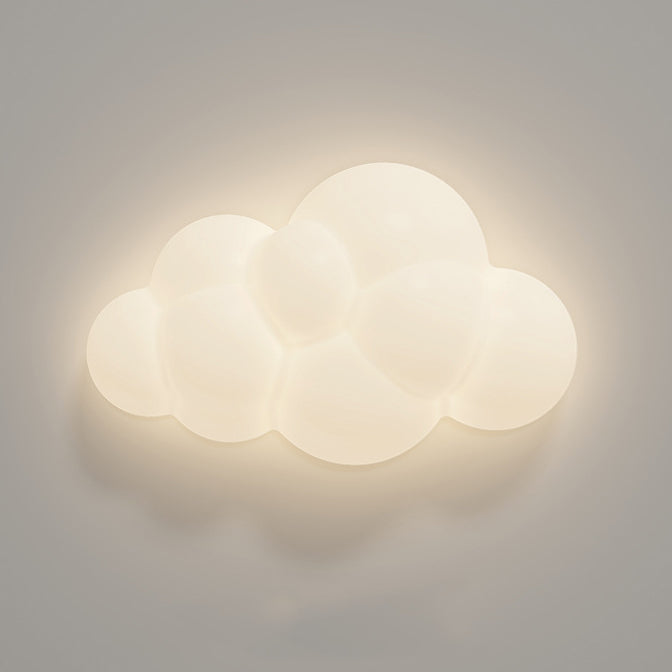 Modern Minimalist Stars Cloud Leaf Hardware PE LED Wall Sconce Lamp For Living Room