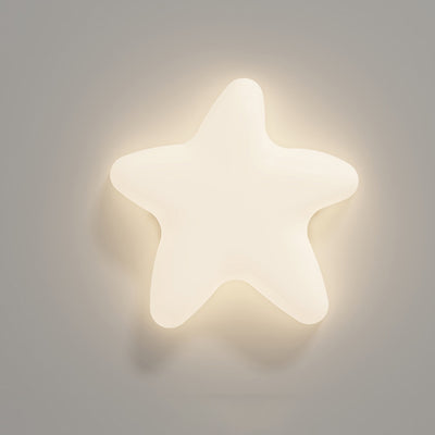 Modern Minimalist Stars Cloud Leaf Hardware PE LED Wall Sconce Lamp For Living Room