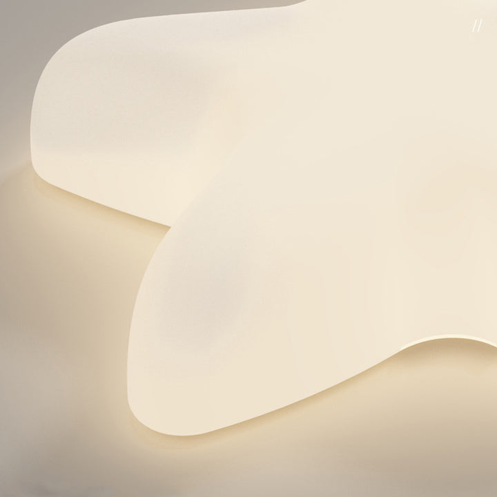 Lámpara de Aplique de Pared LED de Hardware de Hoja de Nube de Estrellas Minimalista Moderna para Sala de Estar 