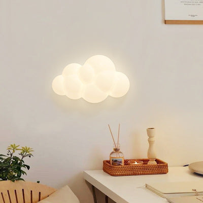 Modern Minimalist Stars Cloud Leaf Hardware PE LED Wall Sconce Lamp For Living Room