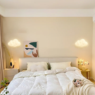 Modern Minimalist Stars Cloud Leaf Hardware PE LED Wall Sconce Lamp For Living Room