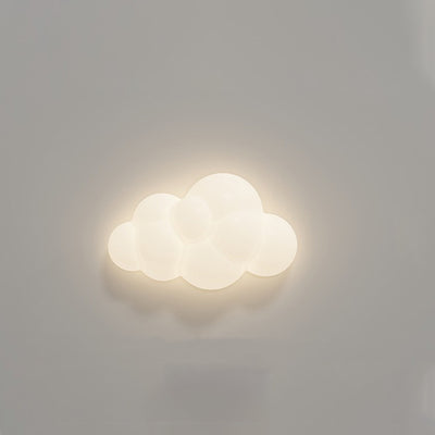 Modern Minimalist Stars Cloud Leaf Hardware PE LED Wall Sconce Lamp For Living Room
