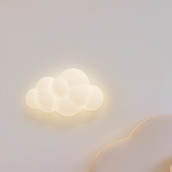 Modern Minimalist Stars Cloud Leaf Hardware PE LED Wall Sconce Lamp For Living Room