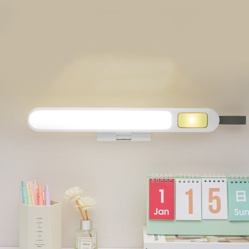 Moderne minimalistische rechteckige ABS-PC-LED-Wandleuchte für das Schlafzimmer 