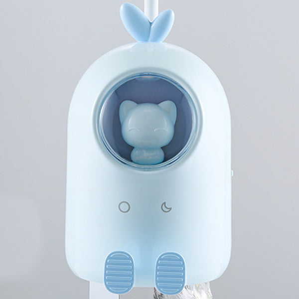 Modern Minimalist Kids Round Ball Moe Pets Shape Plastic LED Table Lamp For Living Room