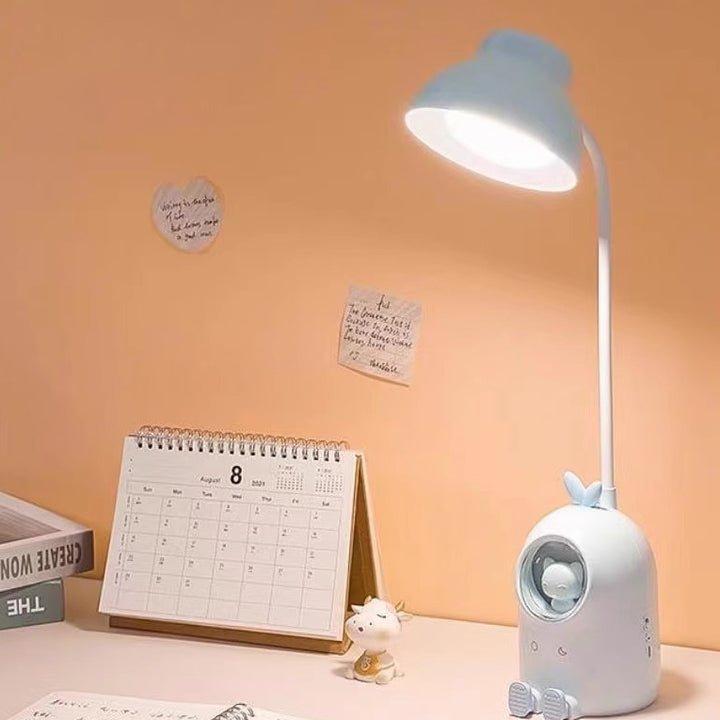 Lampe de table LED en plastique en forme de boule ronde minimaliste moderne pour enfants Moe Pets pour salon 