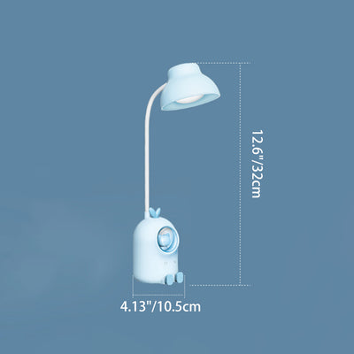 Modern Minimalist Kids Round Ball Moe Pets Shape Plastic LED Table Lamp For Living Room