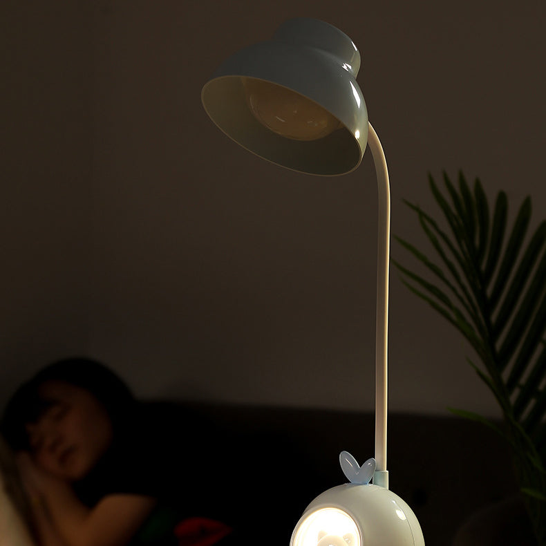 Modern Minimalist Kids Round Ball Moe Pets Shape Plastic LED Table Lamp For Living Room