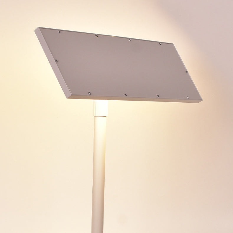 Modern Minimalist Rectangle Iron LED Table Lamp For Bedroom