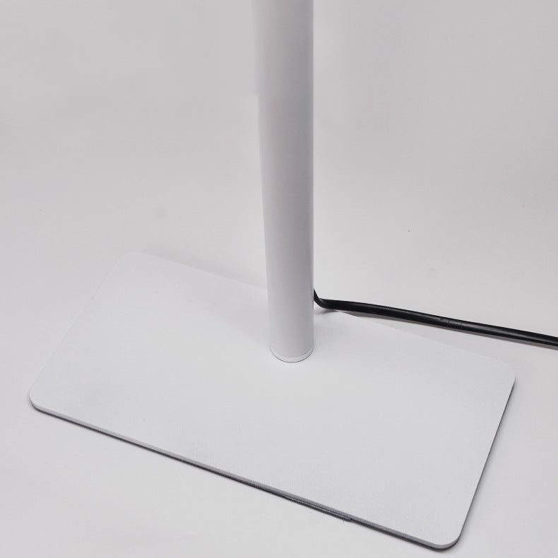 Modern Minimalist Rectangle Iron LED Table Lamp For Bedroom