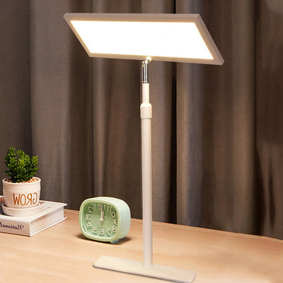 Modern Minimalist Rectangle Iron LED Table Lamp For Bedroom