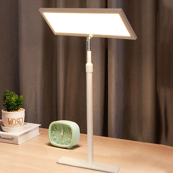 Modern Minimalist Rectangle Iron LED Table Lamp For Bedroom